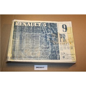 Renault 5 parts catalogue PR1160