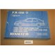 Renault 19 parts catalogue PR1212 89-90