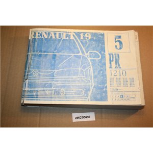 Renault 19 parts catalogue PR1210