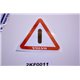 1203249 Volvo 240 decal WARNING